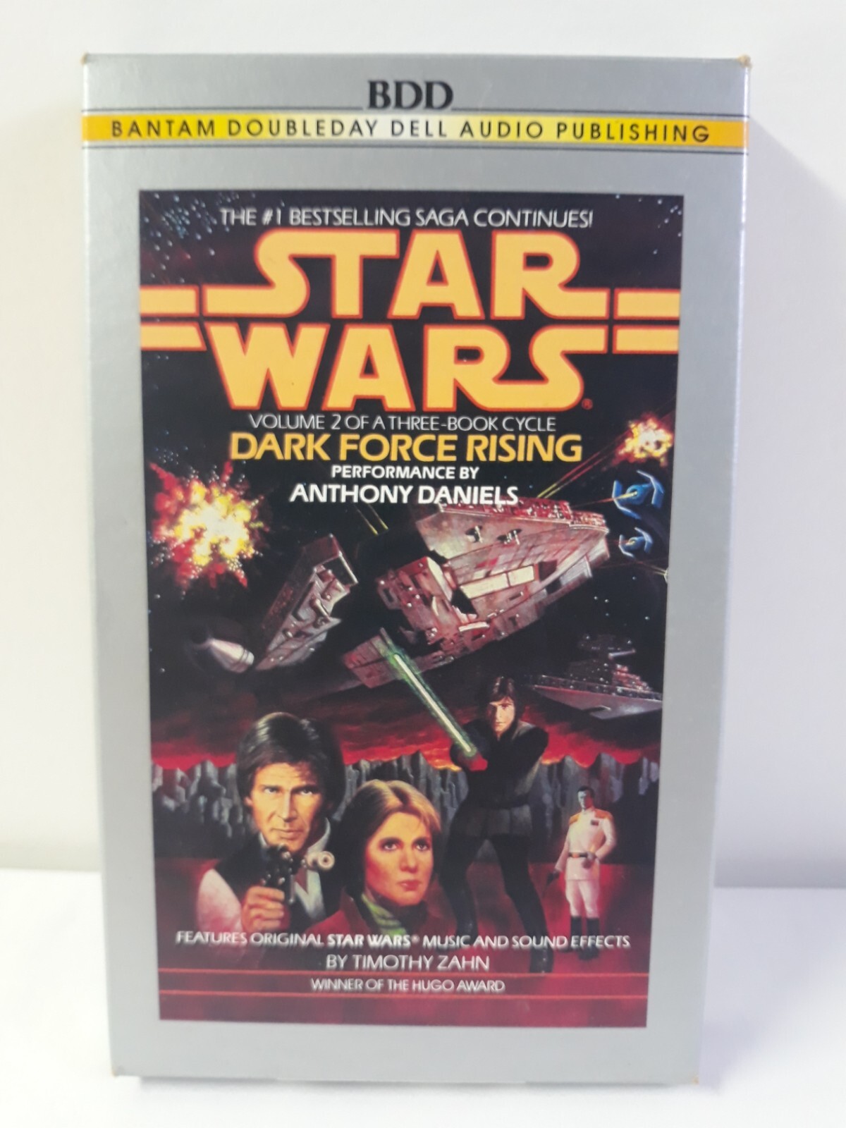 Star Wars: Dark Force Rising by Timothy Zahn (1992, 2 Cassettes) Audio Book.