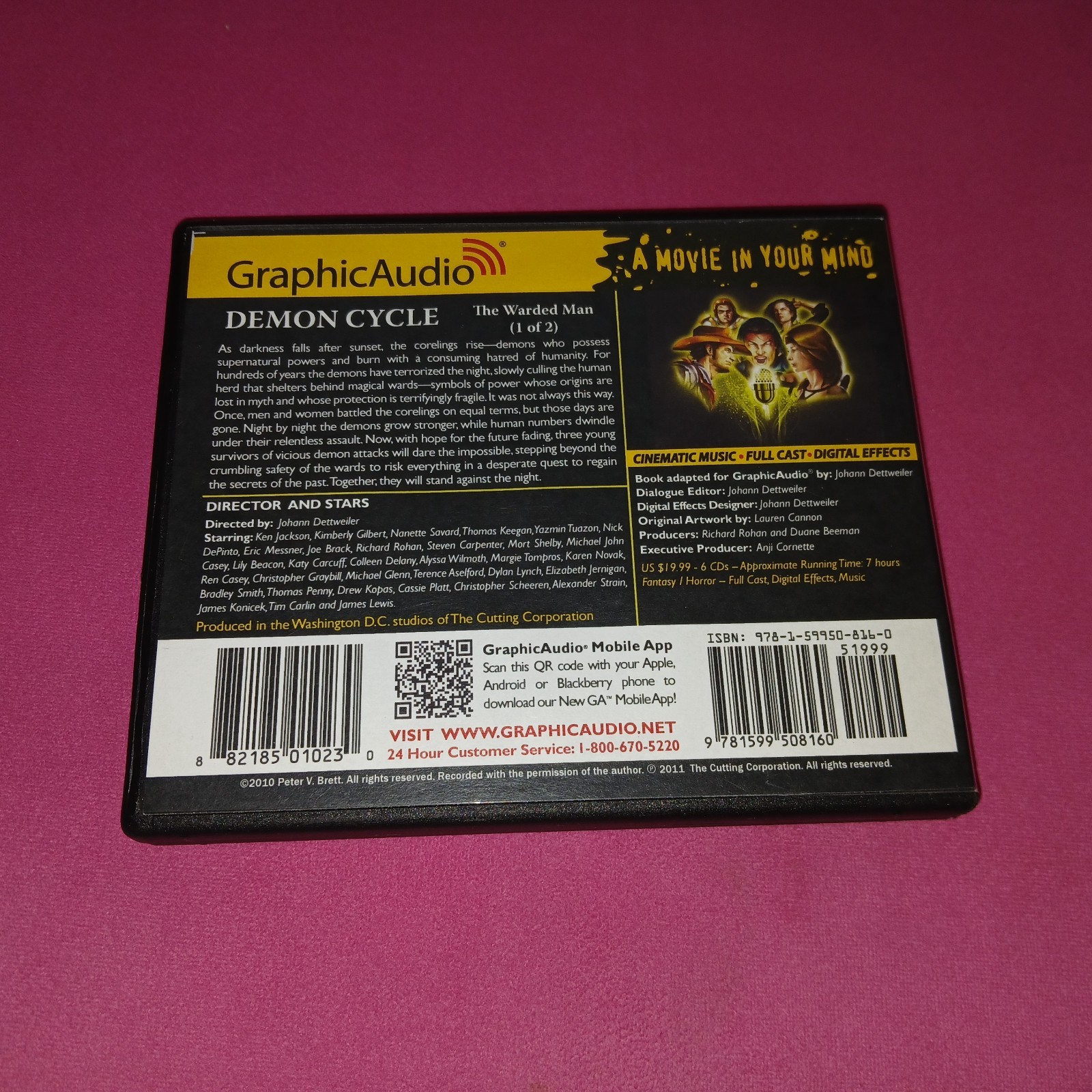 Peter V. Brett Demon Cycle The Warded Man (Parts 1 & 2, 12 CDs, GraphicAudio)