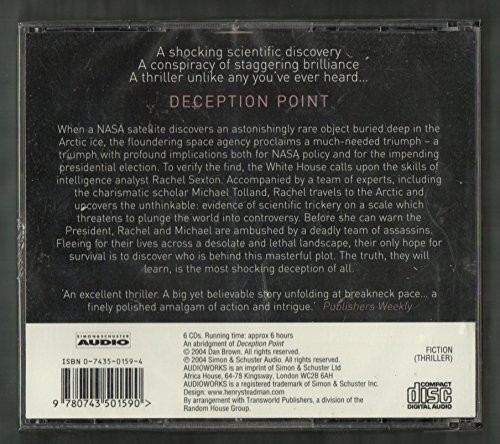 Deception Point (Audio) by Brown, Dan CD-Audio Book The Fast Free Shipping