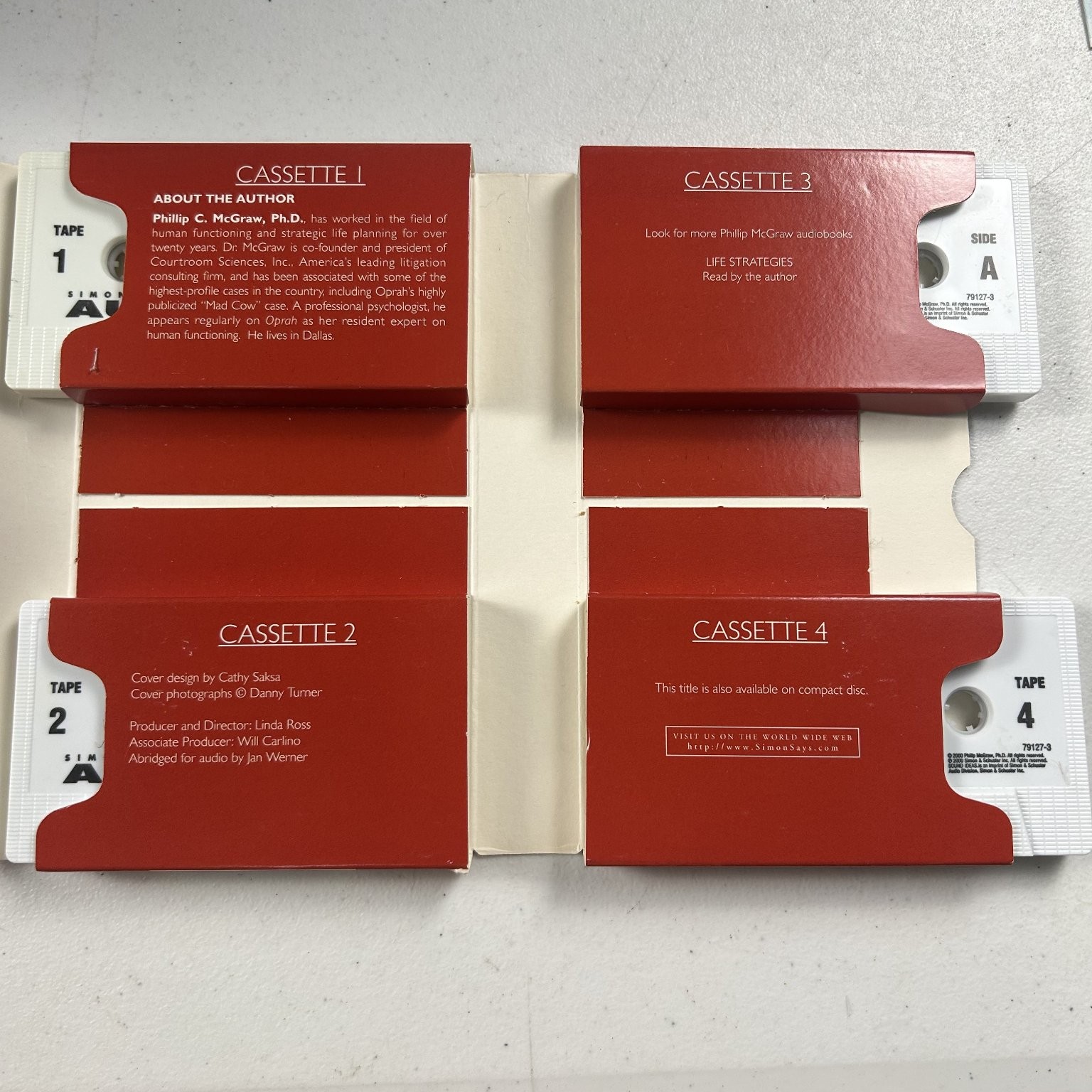 Relationship Rescue by Phillip C. McGraw Audiobook Cassettes Abridged 4 Tapes