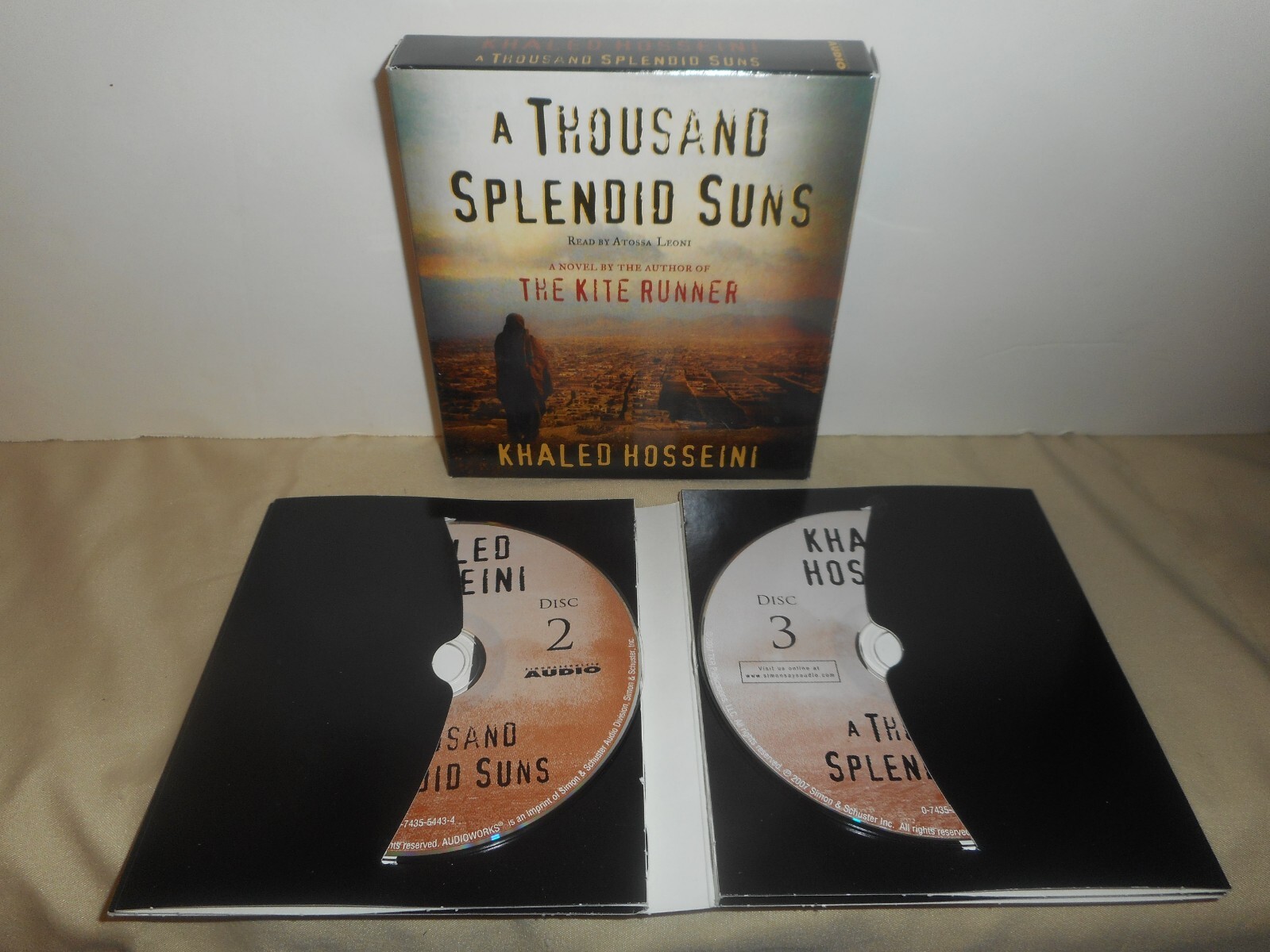 A Thousand Splendid Suns by Khaled Hosseini AUDIOBOOK 5 CD’s Like New