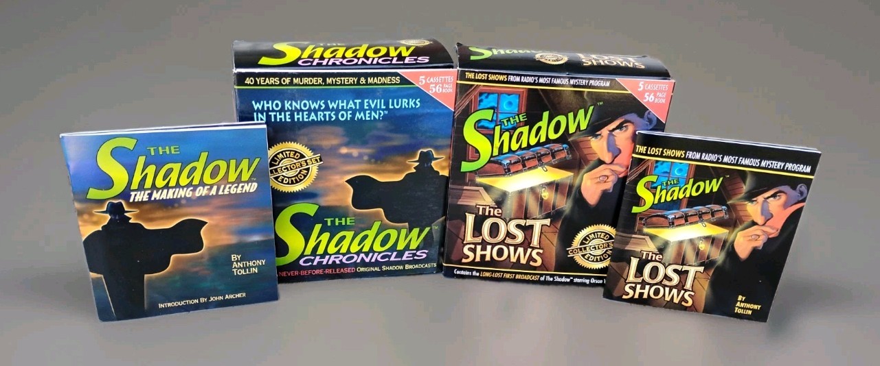 The Shadow: Chronicles & The Lost Shows 10 Cassettes & 2 Booklets Both Complete!