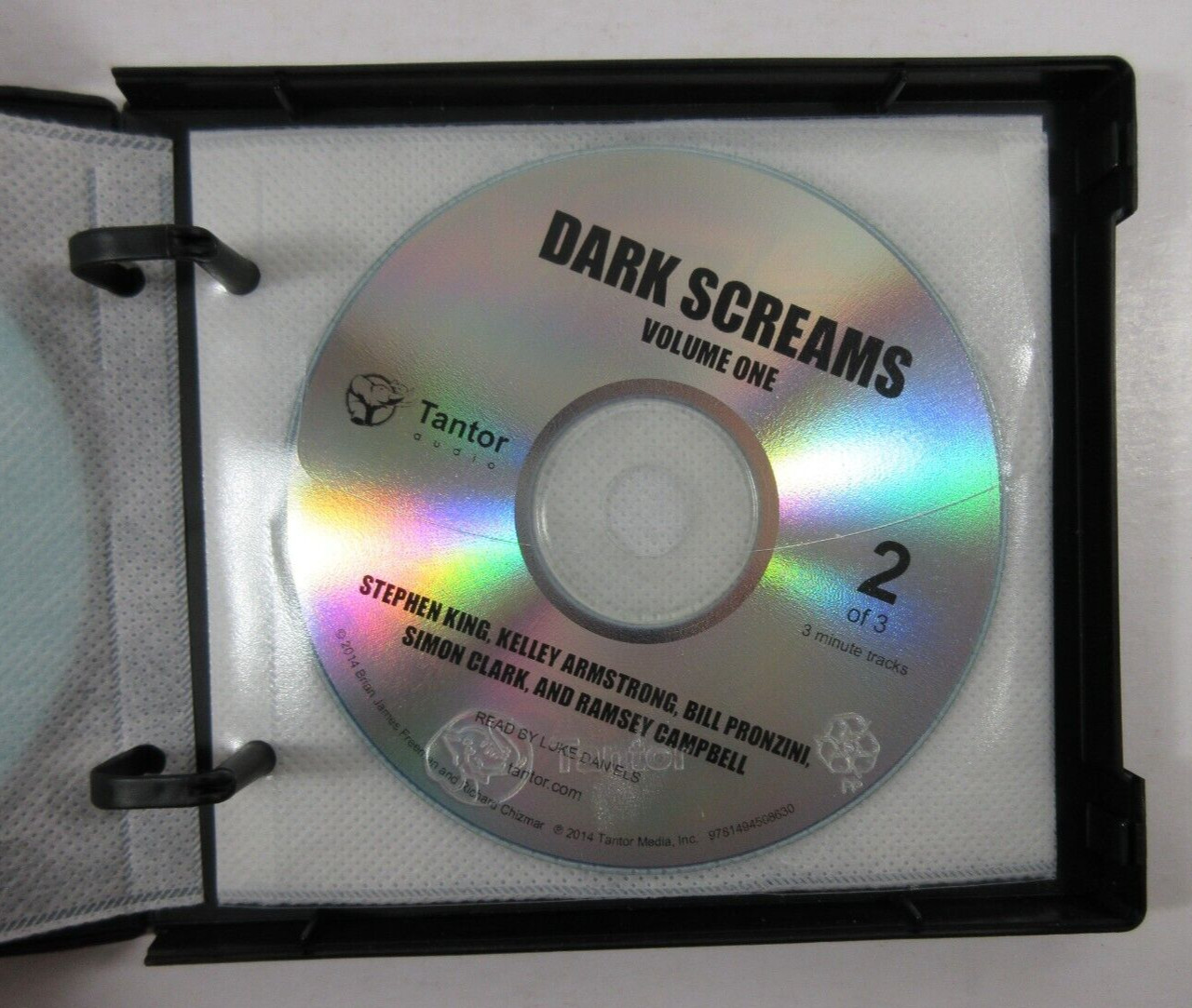 SIGNED by Freeman & Chizmar «DARK SCREAMS Vol. 1: Stories» Audio CD Set 2014