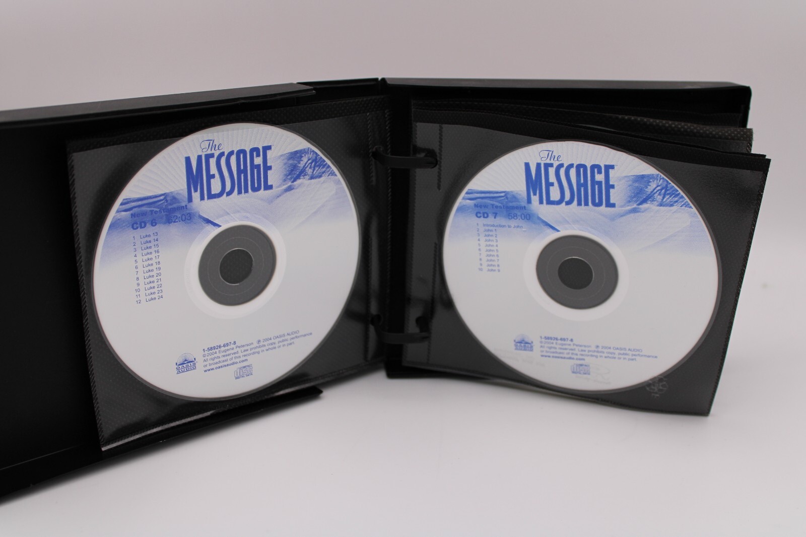 The Message Bible: New Testament Oasis Audio 20 CDs Unabridged Contemporary