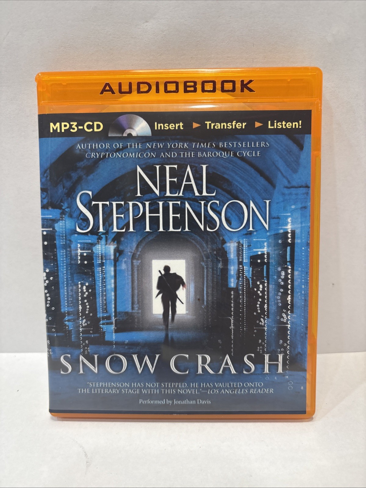 Neal Stephenson Snow Crash Audiobook MP3 CD Jonathan Davis Brilliance Audio