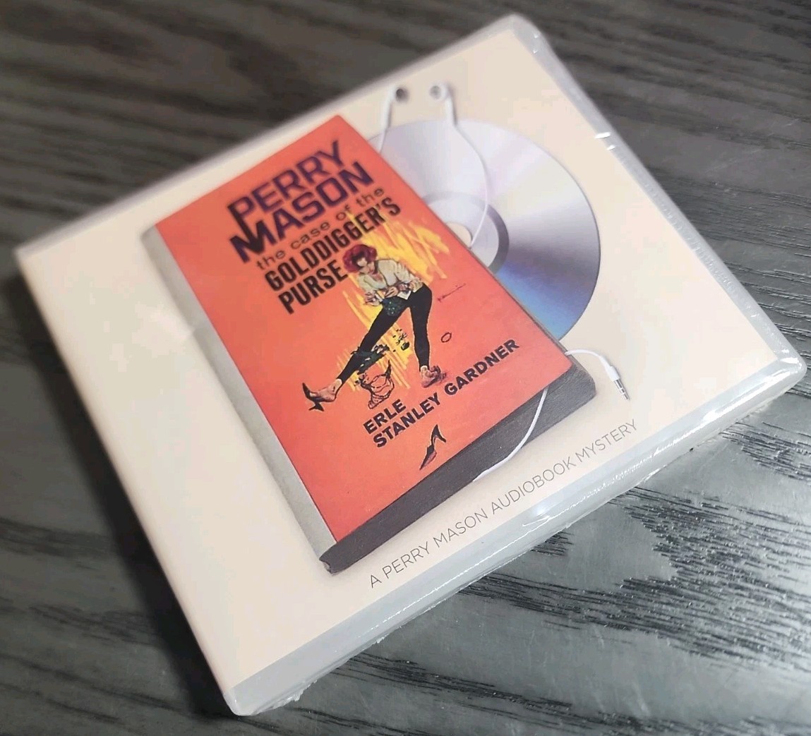 Perry Mason Golddigger’s Purse 6CD Audiobook Mystery Erle Stanley Gardner New