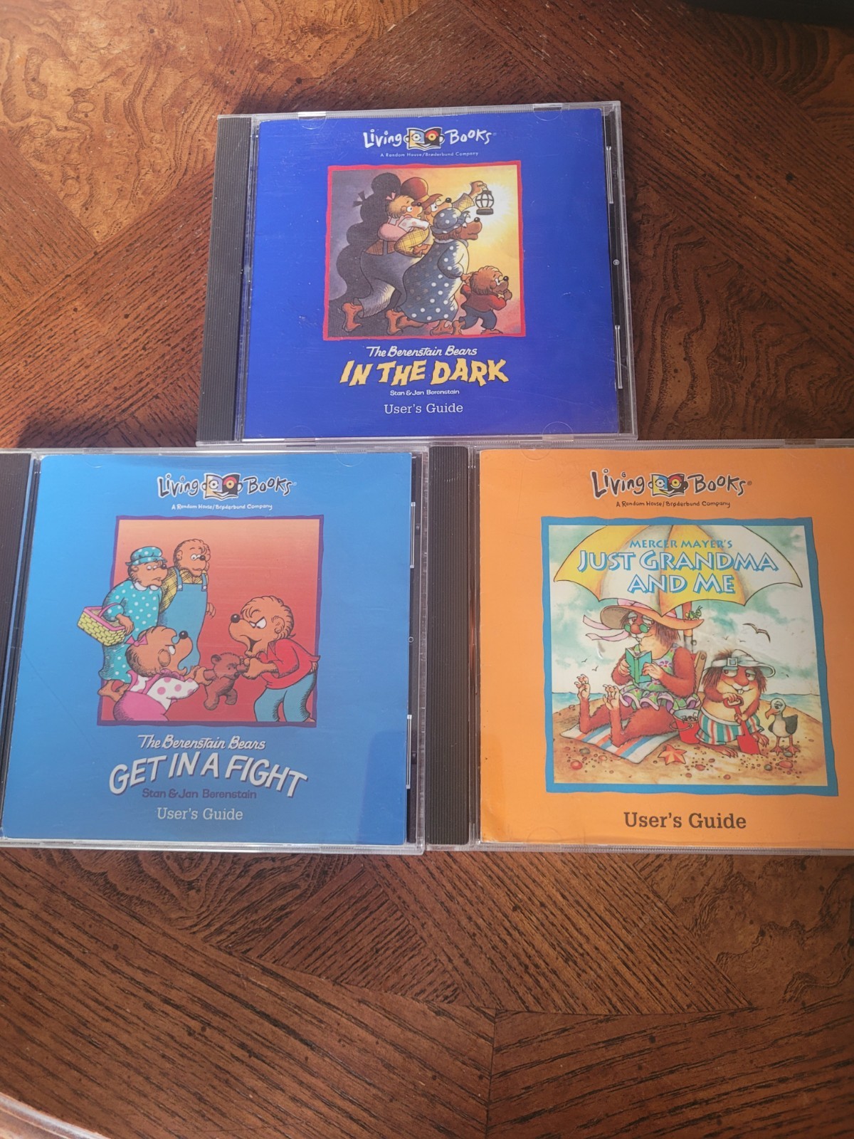 Living Books Lot Of 3: Berenstain Bears And Mercer Mayers Just Grandma And Me