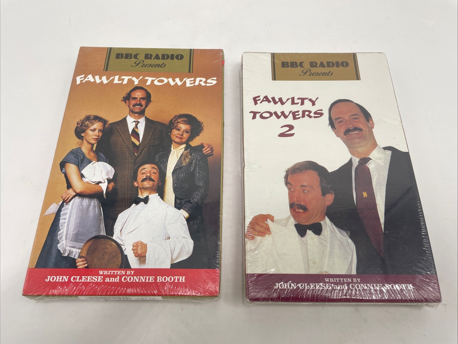 BBC Radio: FAWLTY TOWERS 1 & 2 Audio Cassette Lot (Cleese, Booth) — Sealed