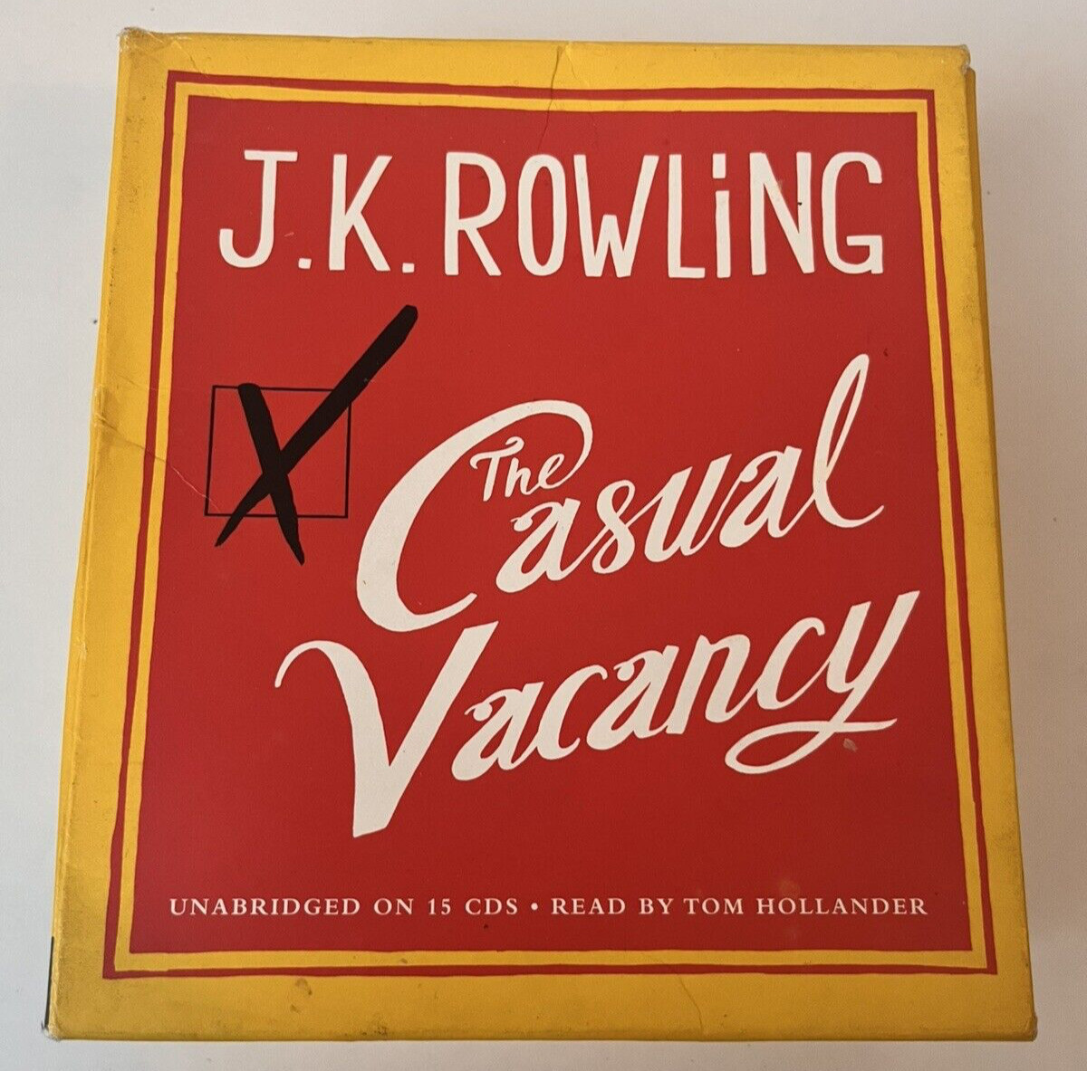 The Casual Vacancy by J. K. Rowling Audio CD 15 Disc Book Unabridged