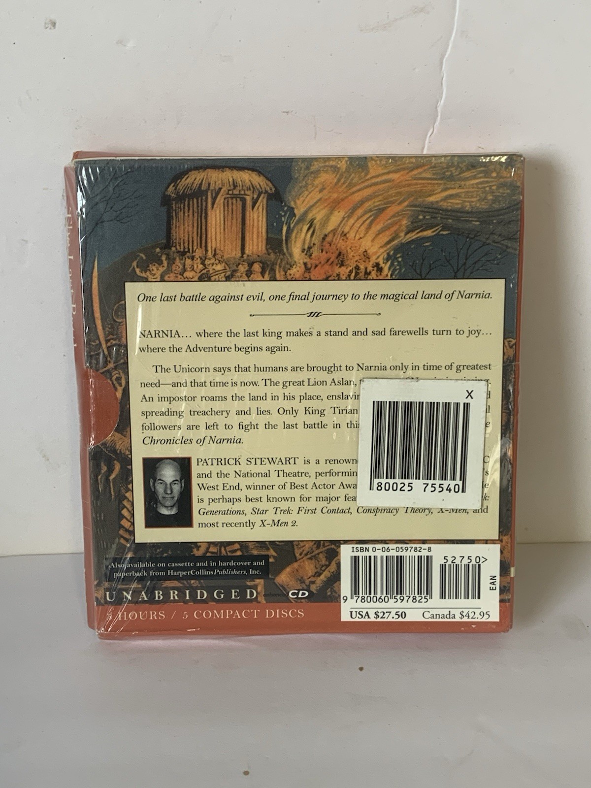 LOT 2 The Chronicles of Narnia Audiobooks last Battle Horse An His Boy CS Lewis