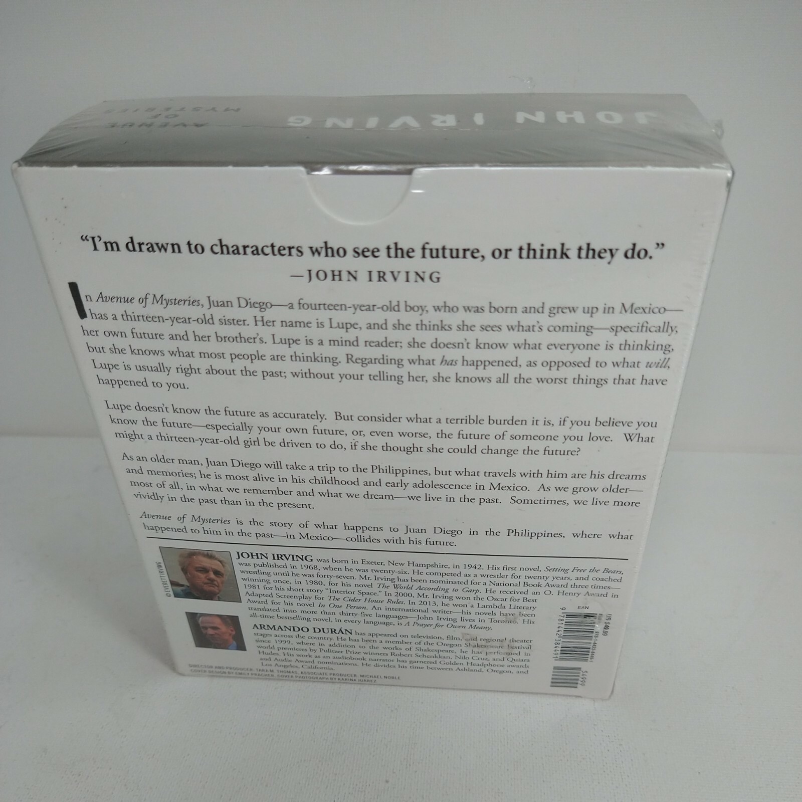 Avenue of Mysteries by John Irving CDs Unabridged audio Brand New Sealed.