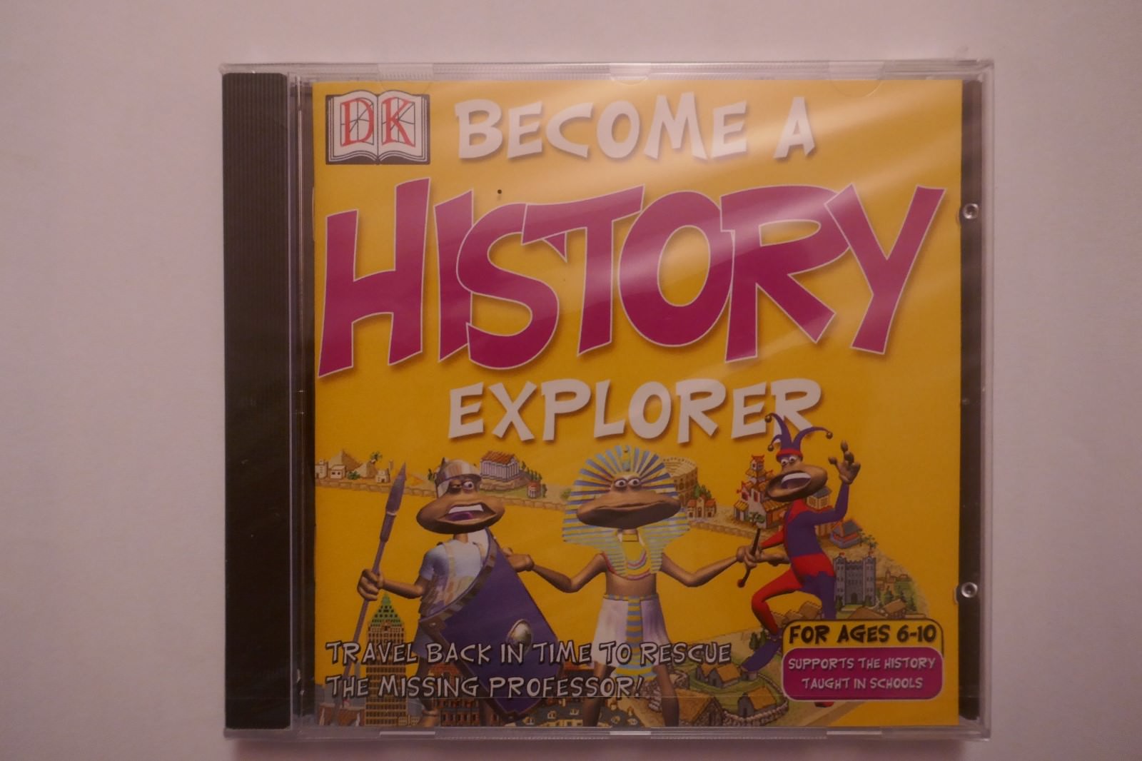 CD-ROM: Jewel Case: Become a History Explorer: Dorling Kindersley, UNOPENED