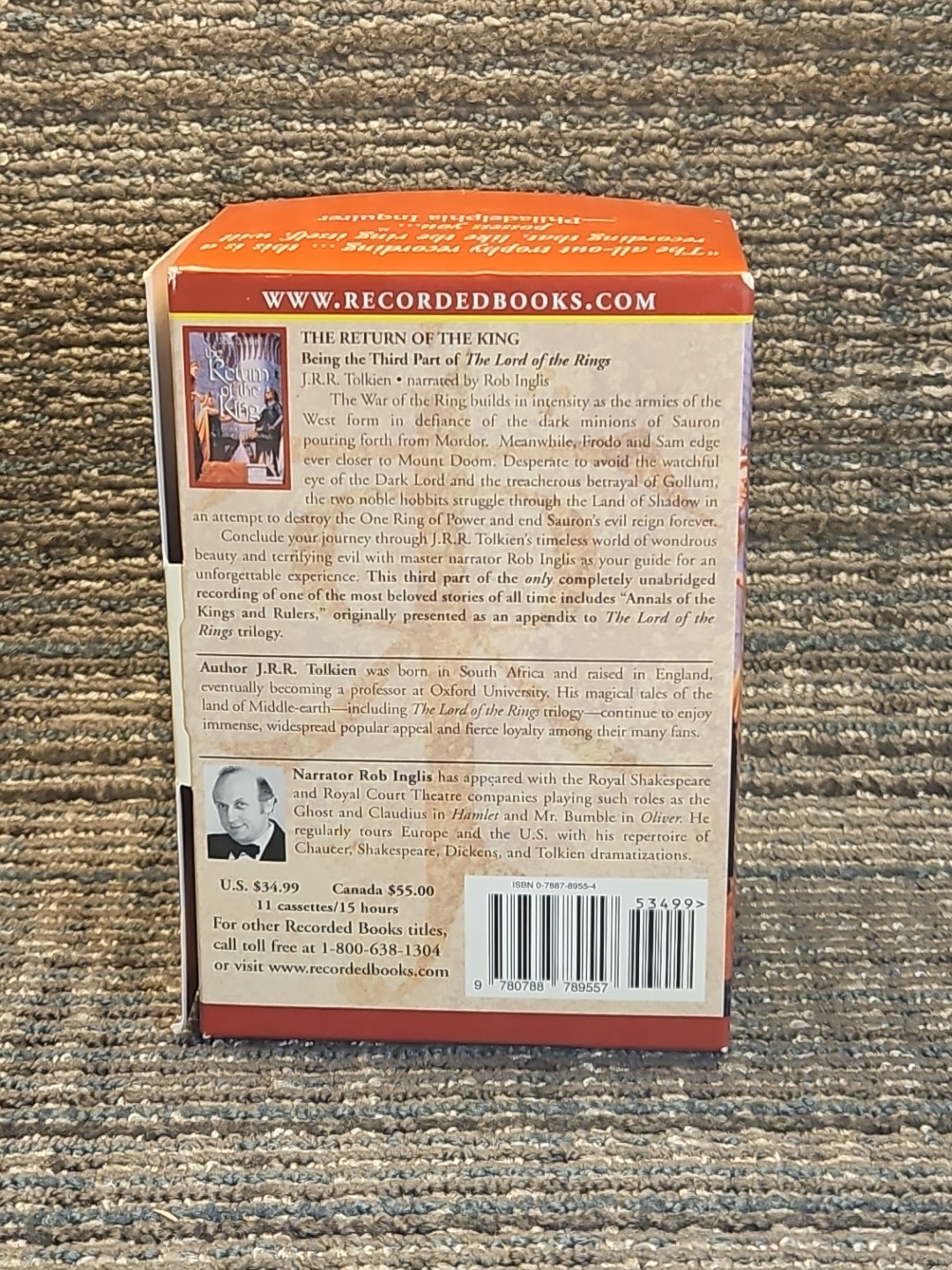 Return of the King by J. R. R. Tolkien (2001, Audio Cassette)