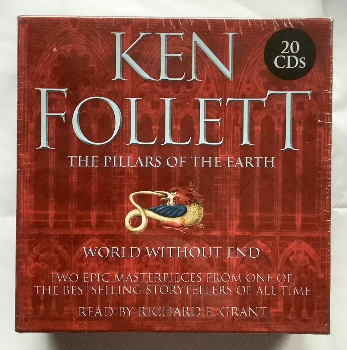 Ken Follet — The Pillars of the Earth & World Without End (20 Disc Audibook Set)