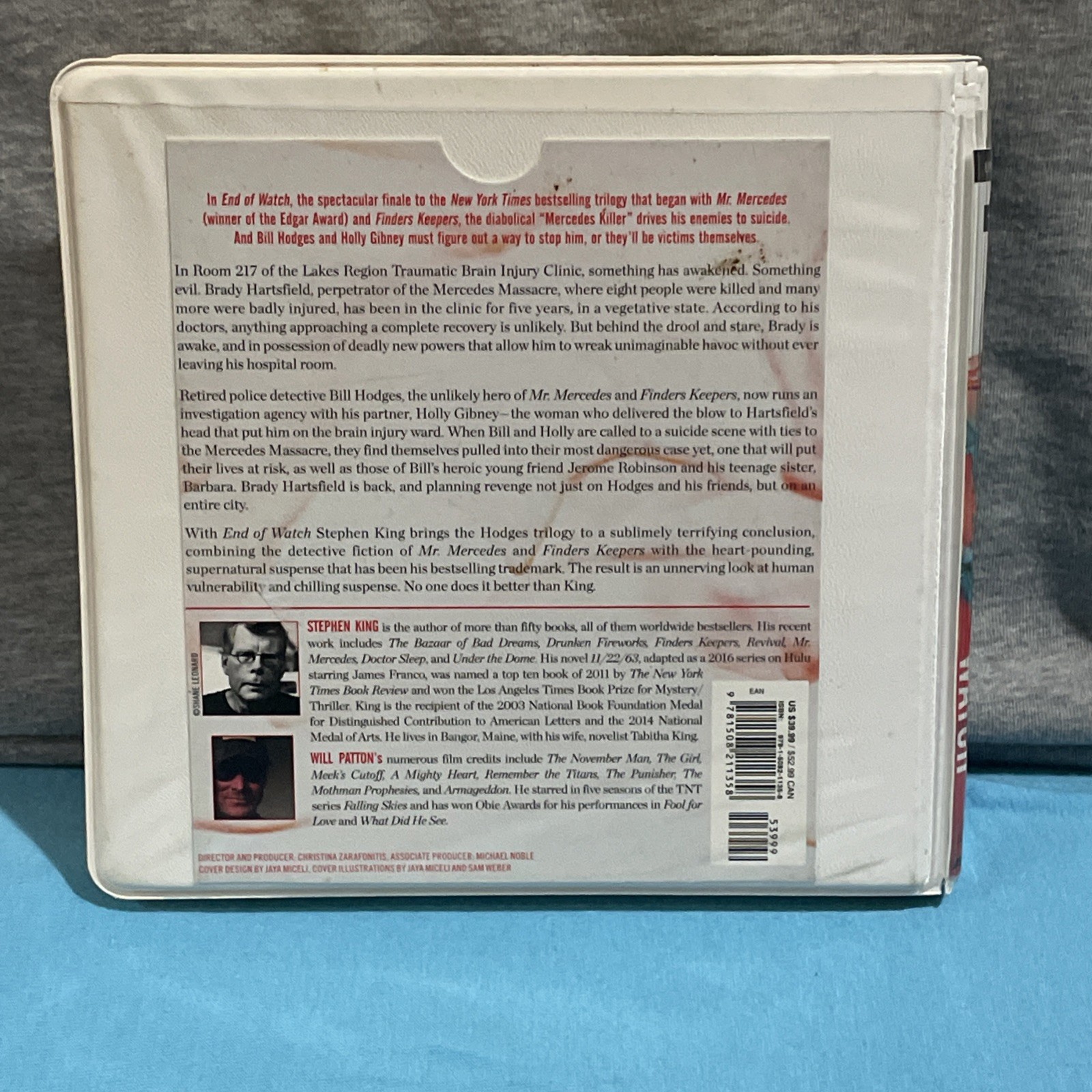 End of Watch by Stephen King (2016, Compact Disc) Book on Disc Complete