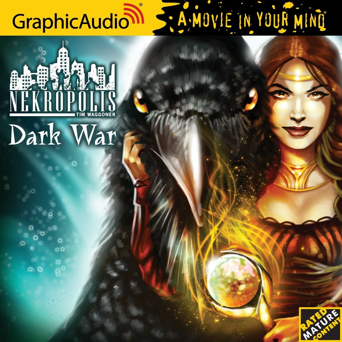Nekropolis 3 Dark War 6 CD set Graphic Audio book zombie P.I. supernatural