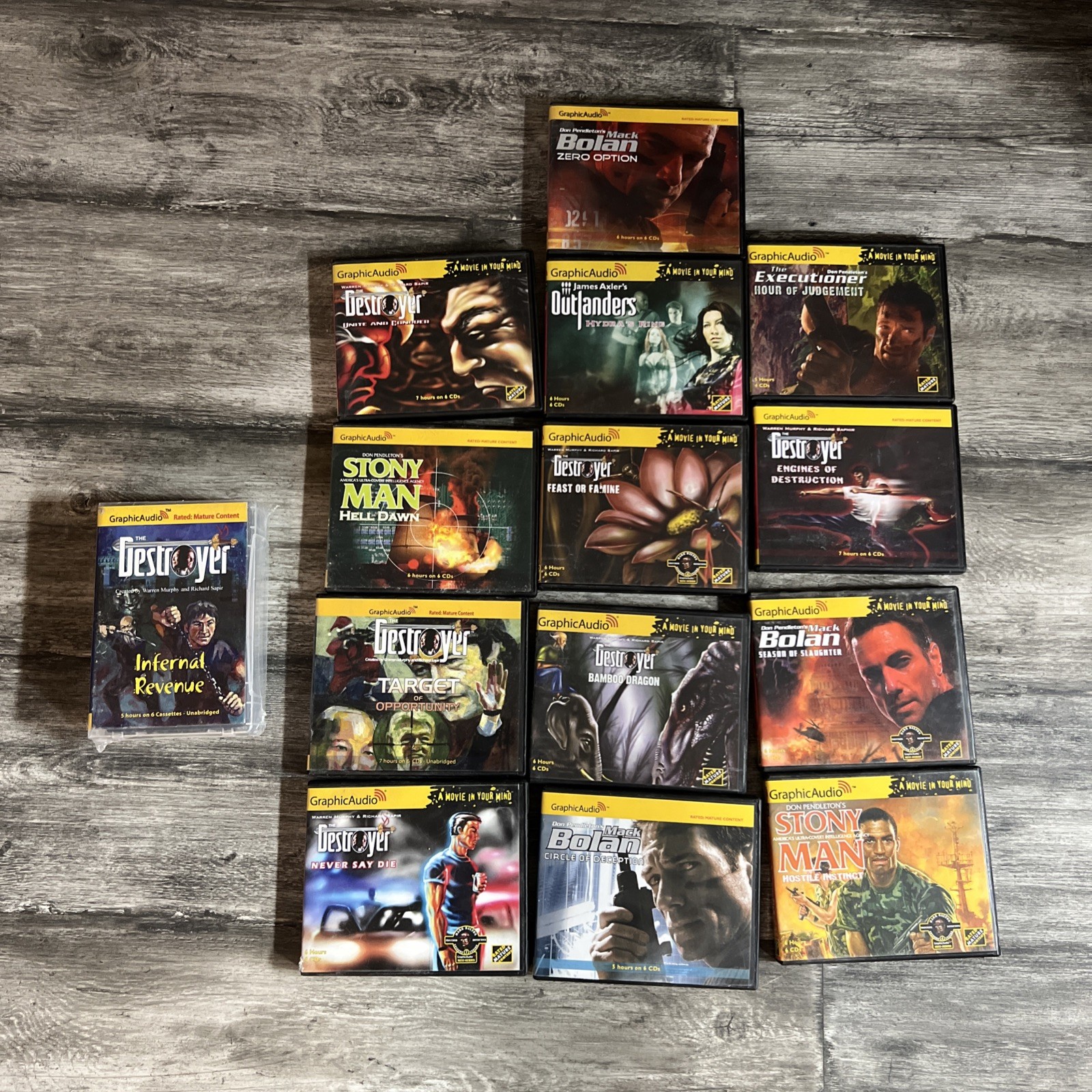 Graphic Audio Books Lot Of 13