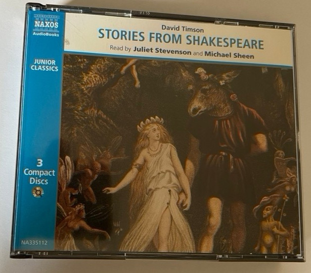 David Timson :STORIES FROM SHAKESPEARE 3x CD Boxset Naxos Hamlet Othello Macbeth