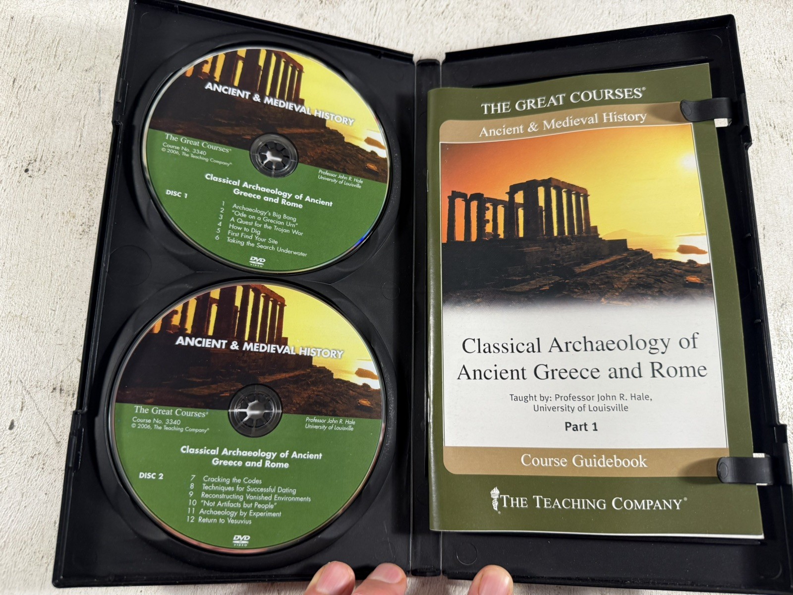 Classical Archaeology of Ancient Greece and Rome by Hale (DVDs) Great Courses