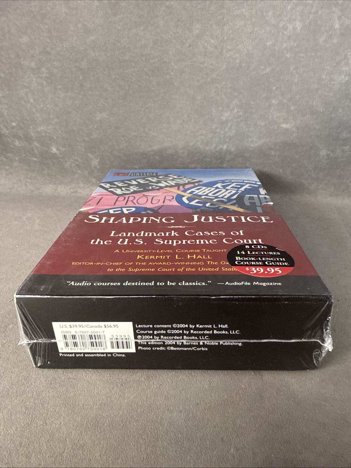 NEW — SHAPING JUSTICE 8 CD AUDIO BOOK LANDMARK CASES OF THE U.S. SUPRERME COURT