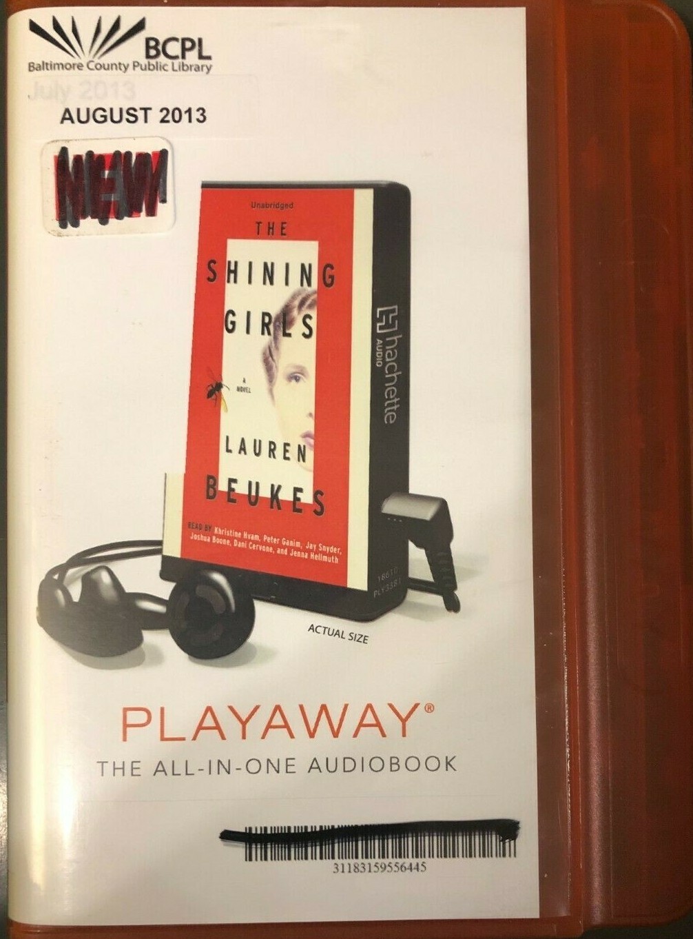 The Shining Girls by Lauren Beukes (Preloaded Digital Audio Player – Unabridged)