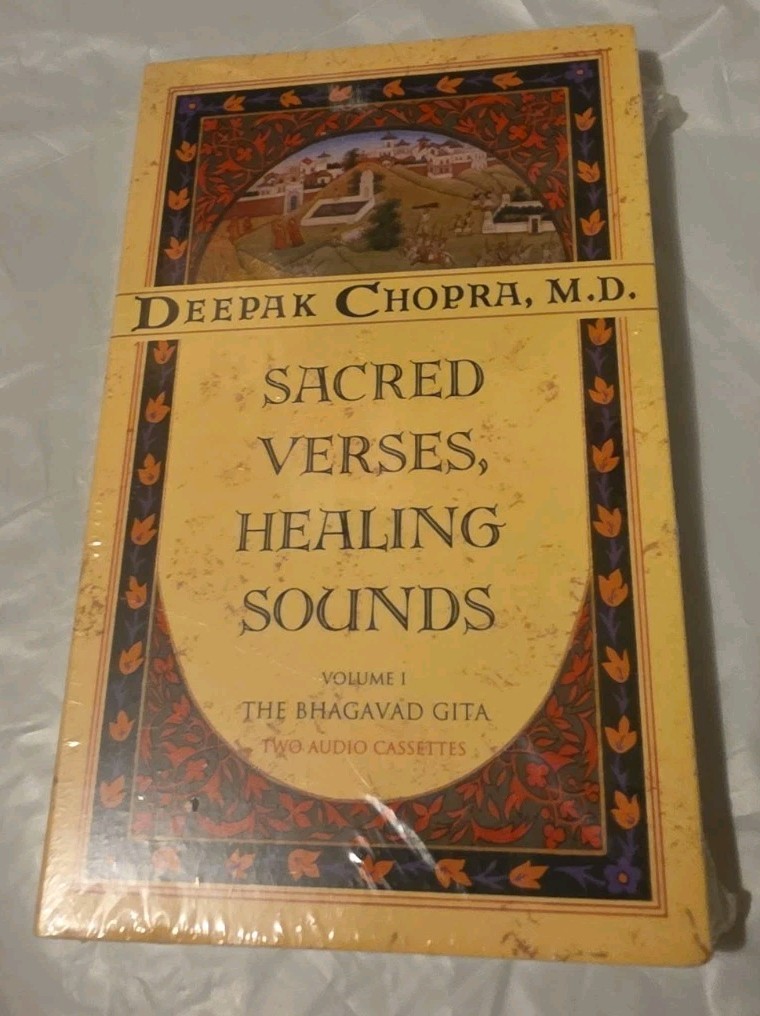 Sacred Verses Healing Sounds by Deepak Chopra, M.D (Audiobook Cassette) New
