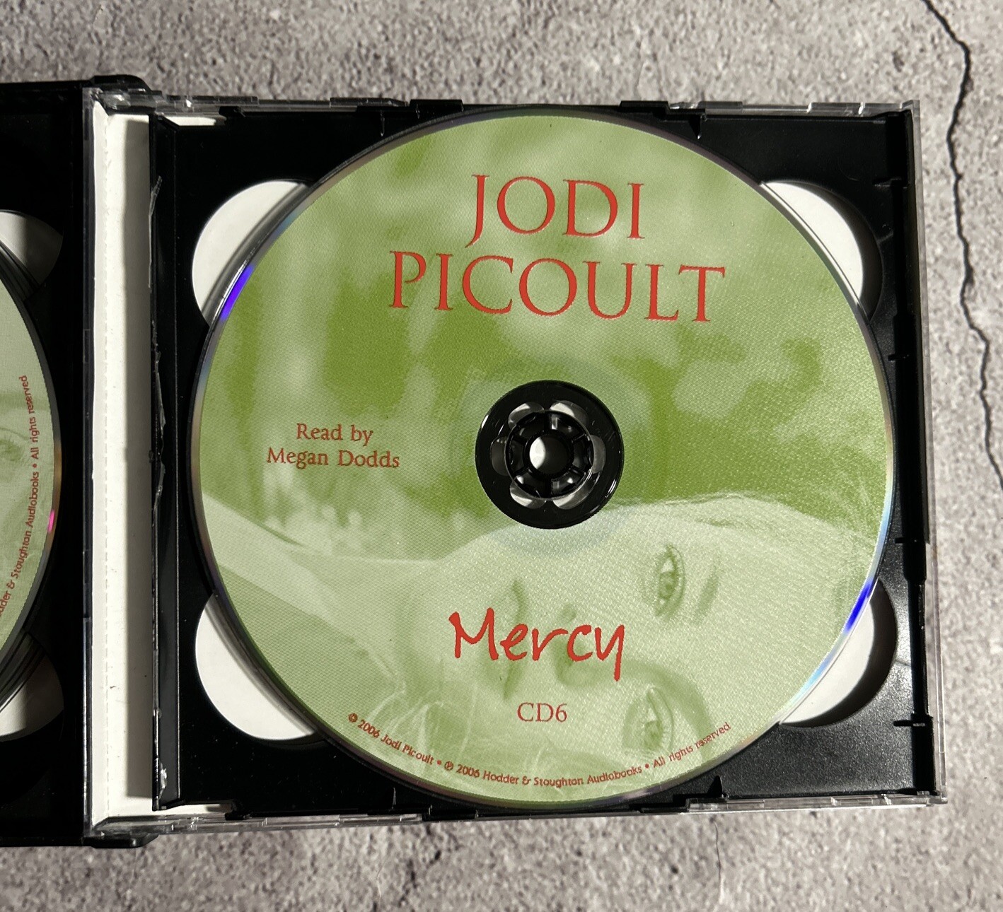 Mercy by Jodi Picoult (Audio CD, 2006) Audiobook 6 Disc Set Read By Megan Dodds