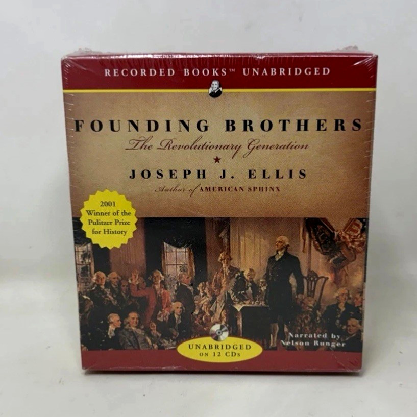 Founding Brothers The Revolutionary Generation Joseph J Ellis 12 CDs Audio Book