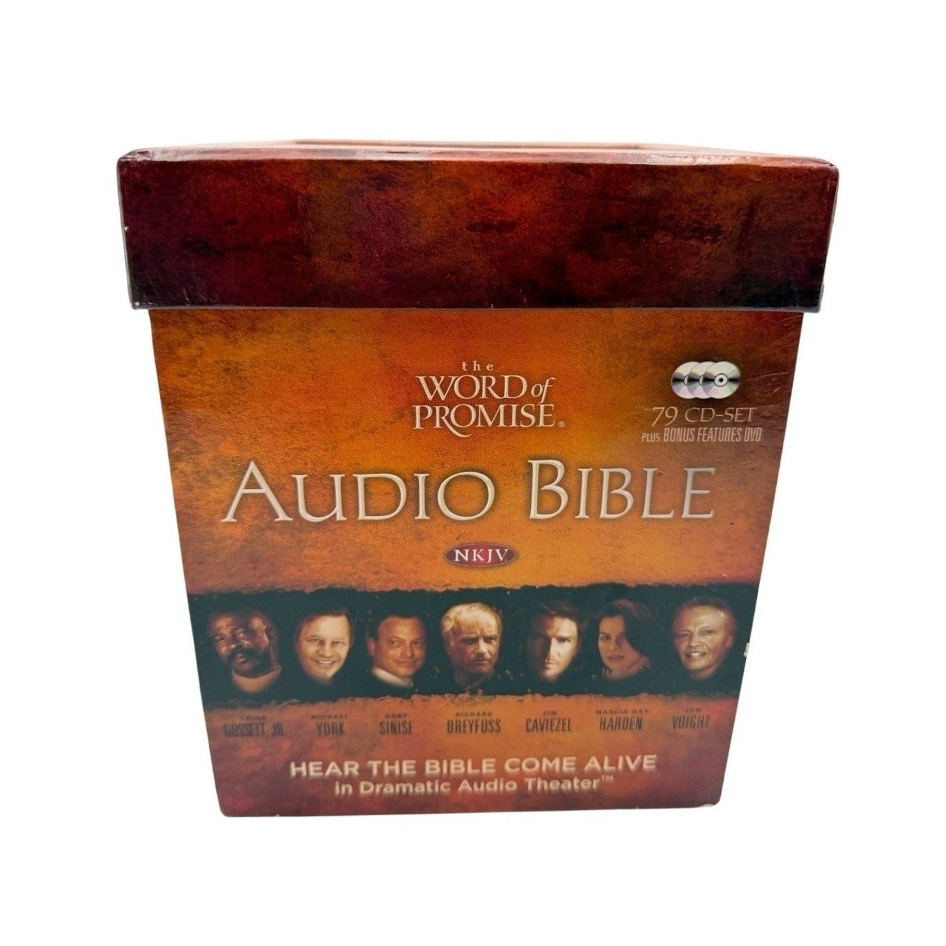 The Word of Promise Audio Bible Box Set 79 CD Complete EUC Thomas Nelson BONUS