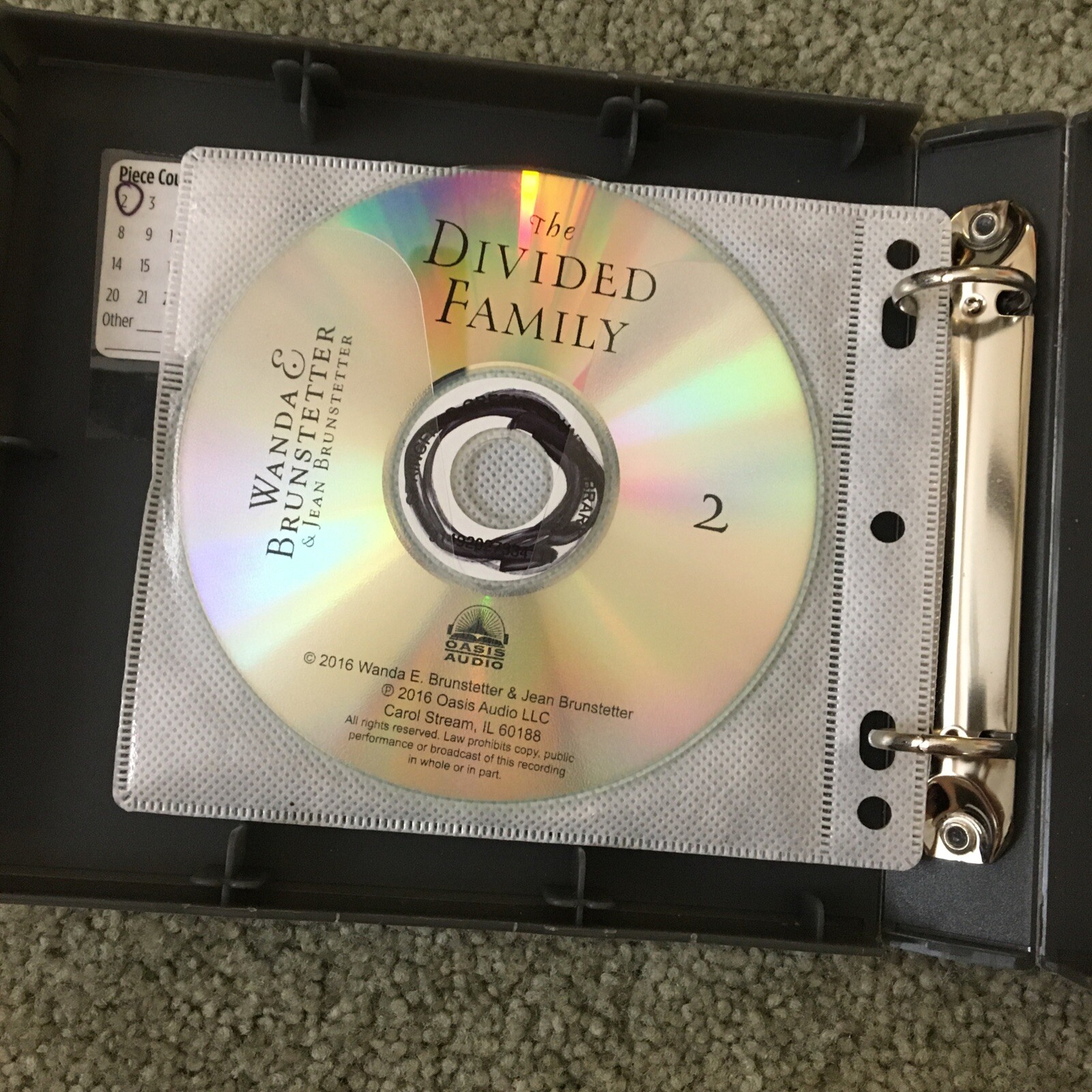 The Divided Family by Wanda E. Brunstetter & Jean Brunstetter Audiobook