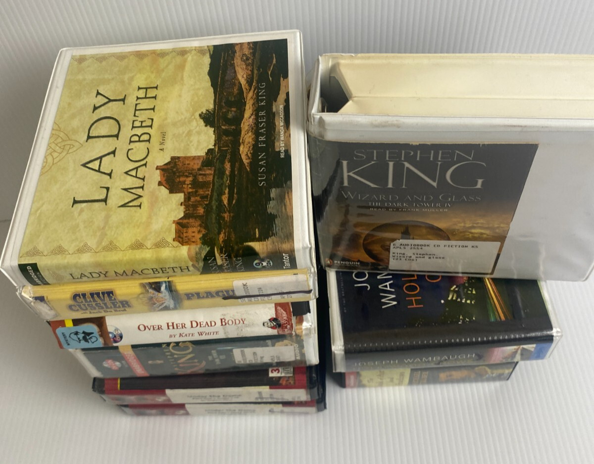 YOU CHOOSE Audiobooks CD Cassette Ex-Library $5.99 to $10.99 Lot