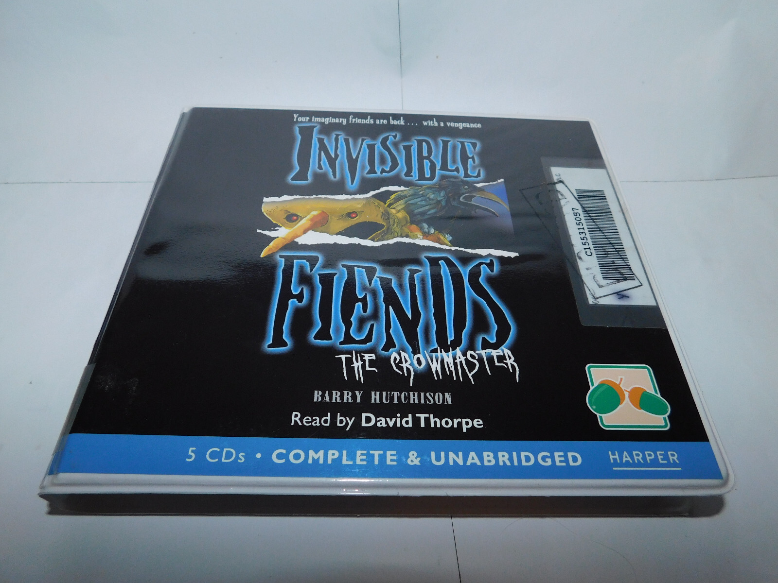 The Crowmaster #3 Invisible Fiends Hutchison audio book read David Thorpe 5 CDs