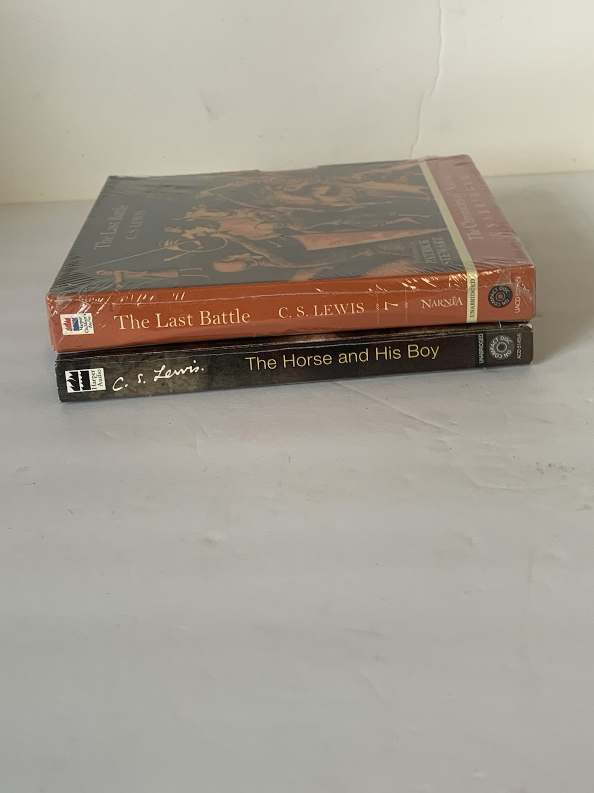 LOT 2 The Chronicles of Narnia Audiobooks last Battle Horse An His Boy CS Lewis