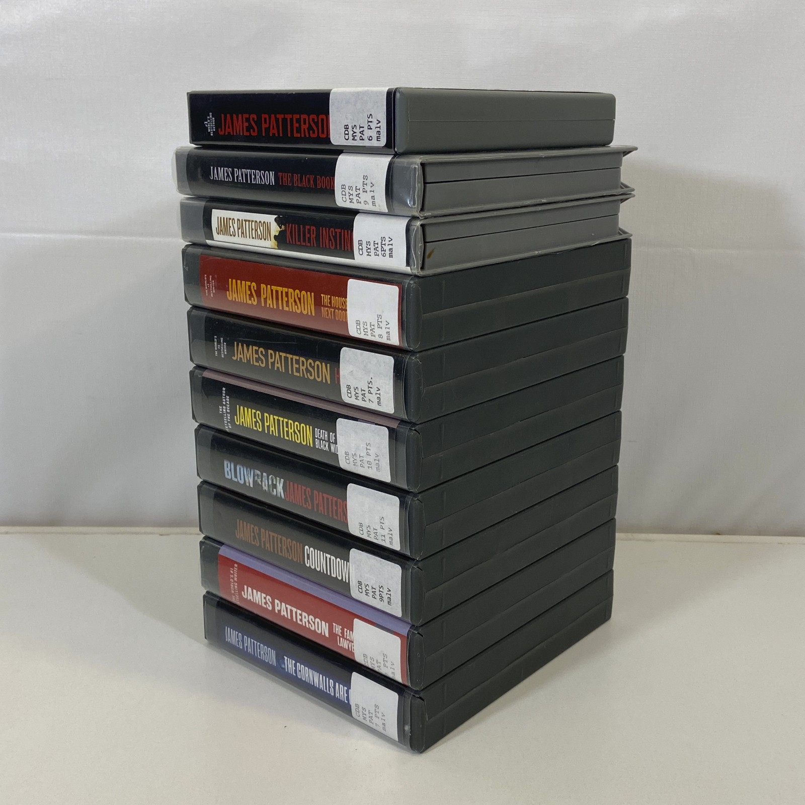 James Patterson 10 Various Mystery Thriller Crime CD Unabridged Audio Books Lot