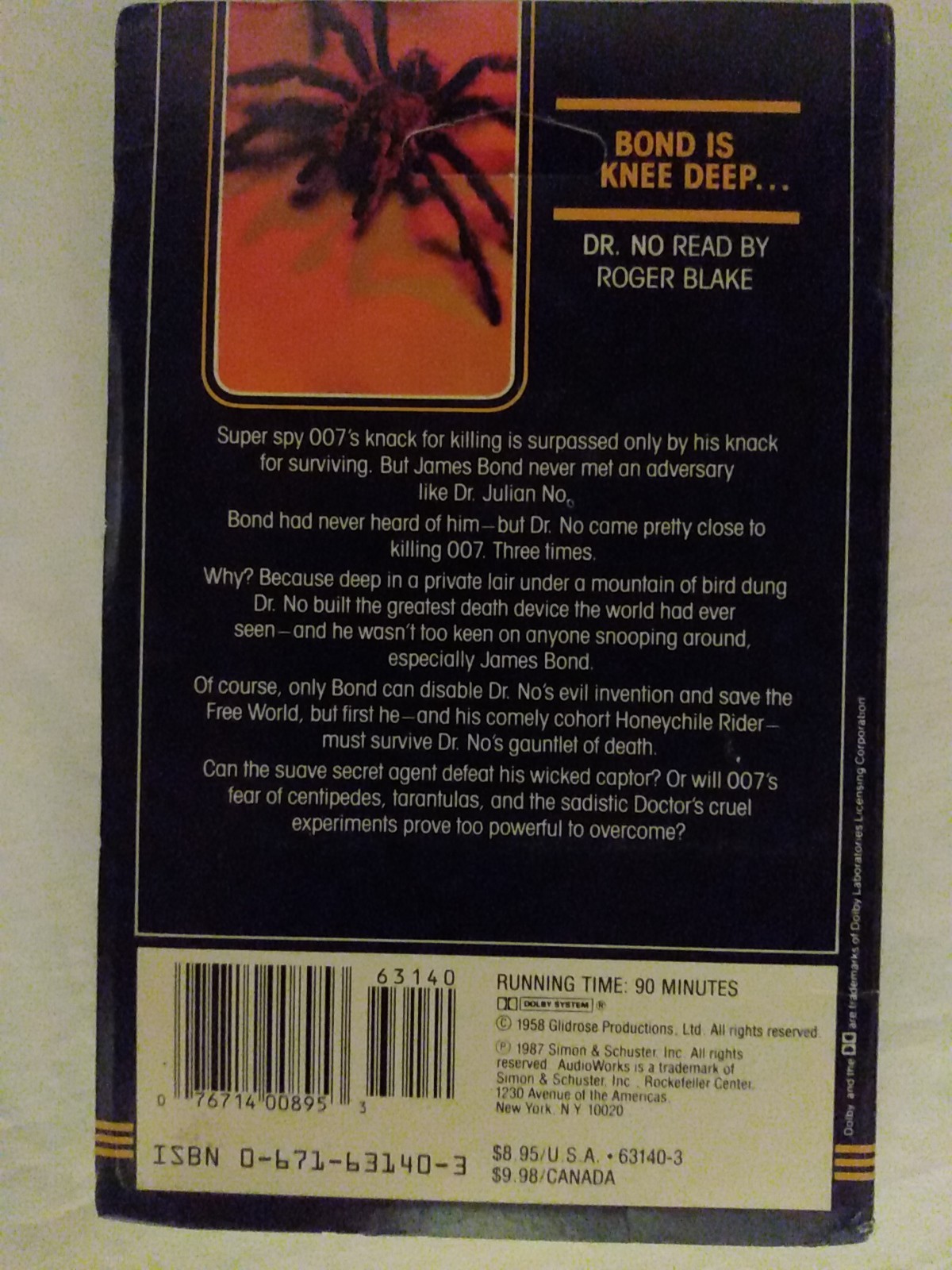 7 Audiobooks Cassettes Higgins Devil Parker Potshot Dr. No Clancy Barclay Haig