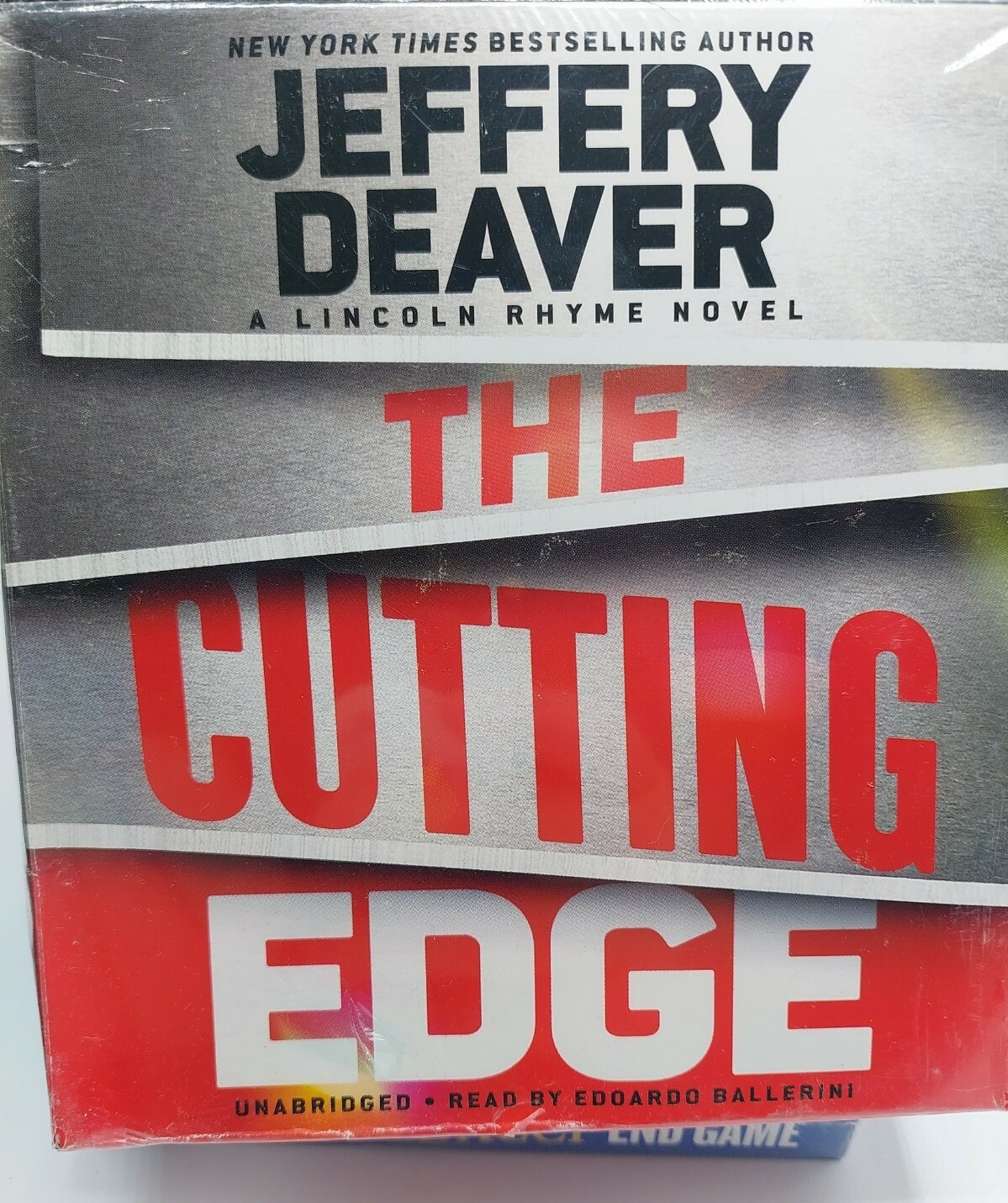 The Cutting Edge by Jeffery Deaver A Lincoln Rhyme Novel Unabridged Audiobook CD
