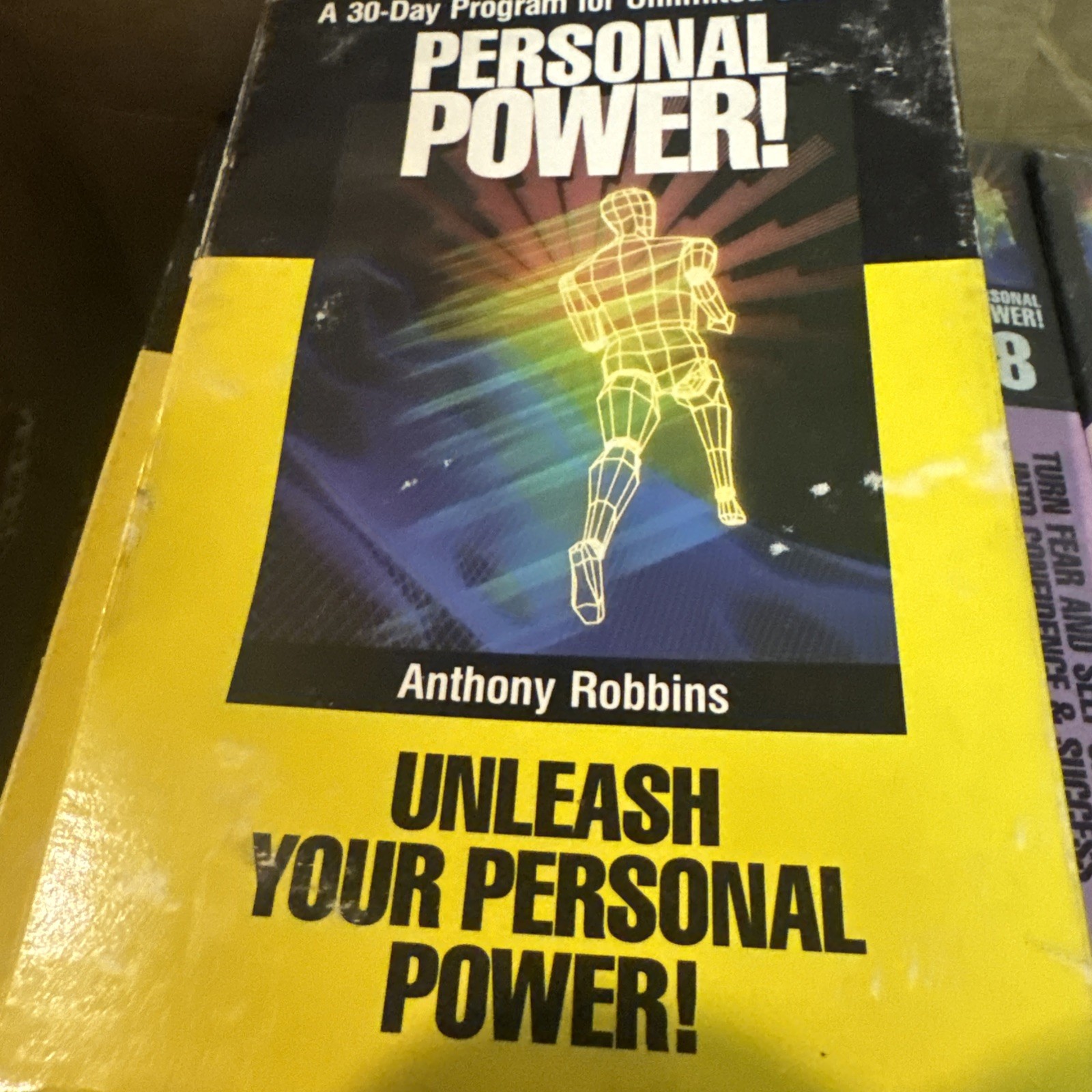 Tony Robbins Personal Power 12-Tape Set + Success Journal Vintage Cassettes