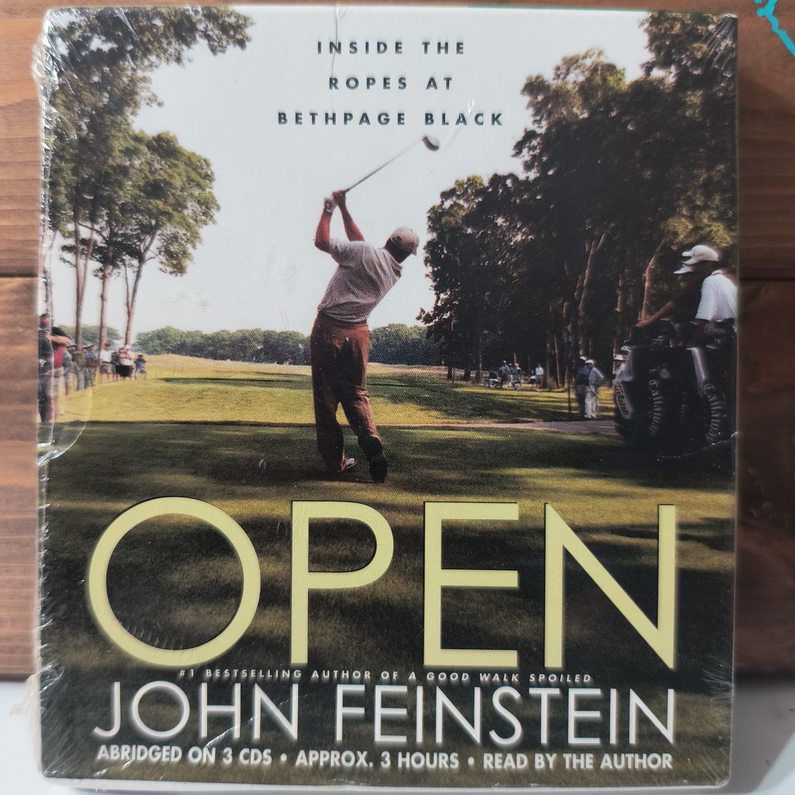 John Feinstein Open Abridged On 3 CDs Approximately 3 Hrs Read By Author