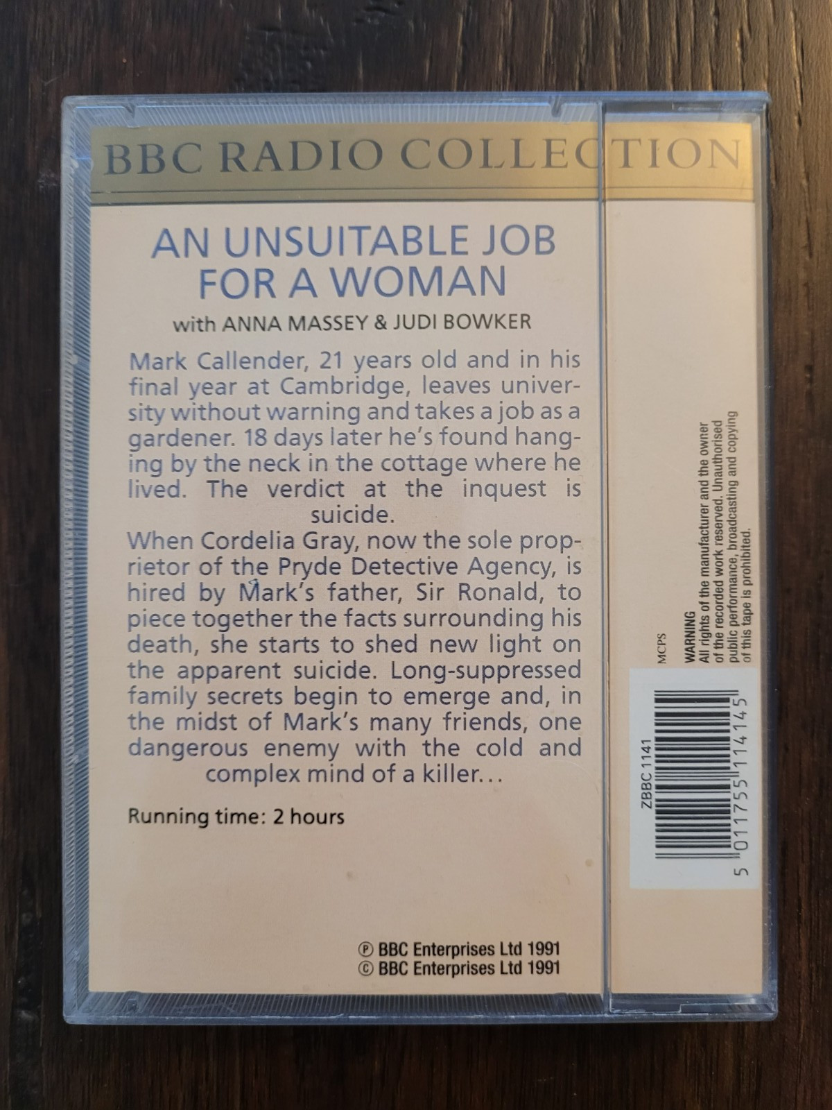 Four P.D. James BBC Radio Plays COVER HER FACE & Others (Rare, Cassette)