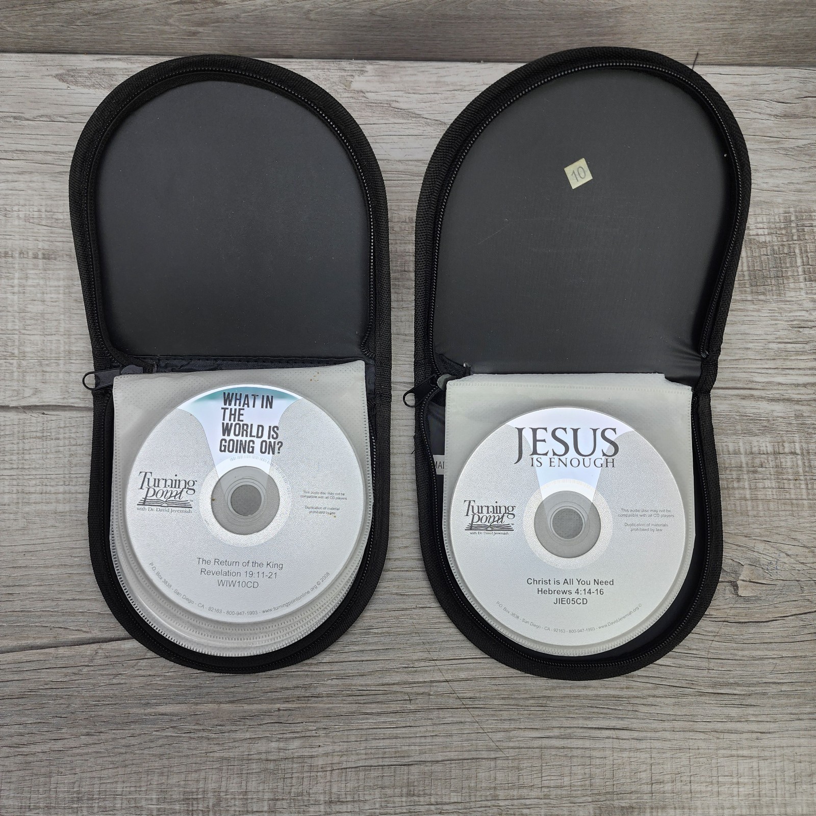 Dr. David Jeremiah Jesus Is Enough & What In The World Is Going On Lot CD Set