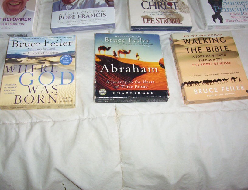 Lot of 15 Audio CD NONFICTION: Inspiration, Faith, Religion/History