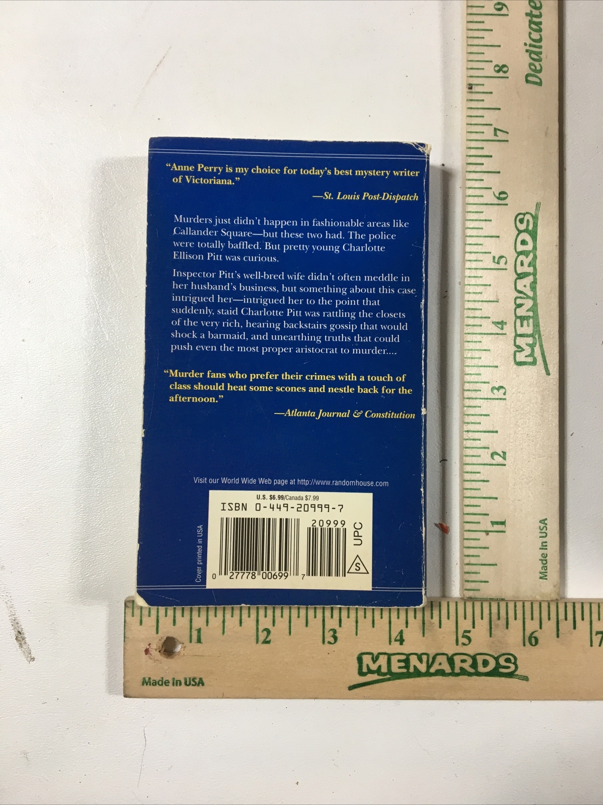 Callander Square — Anne Perry (1985, Paperback)