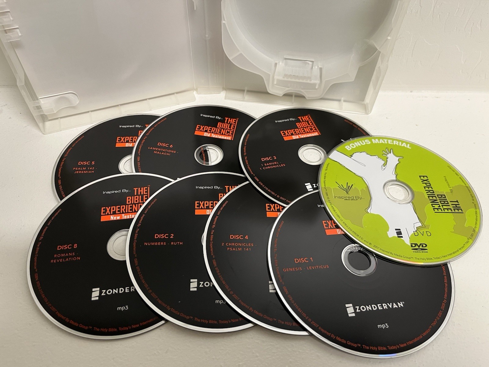 Inspired By The Bible Experience Zondervan Complete Audio Bible 7CDs Missing #7