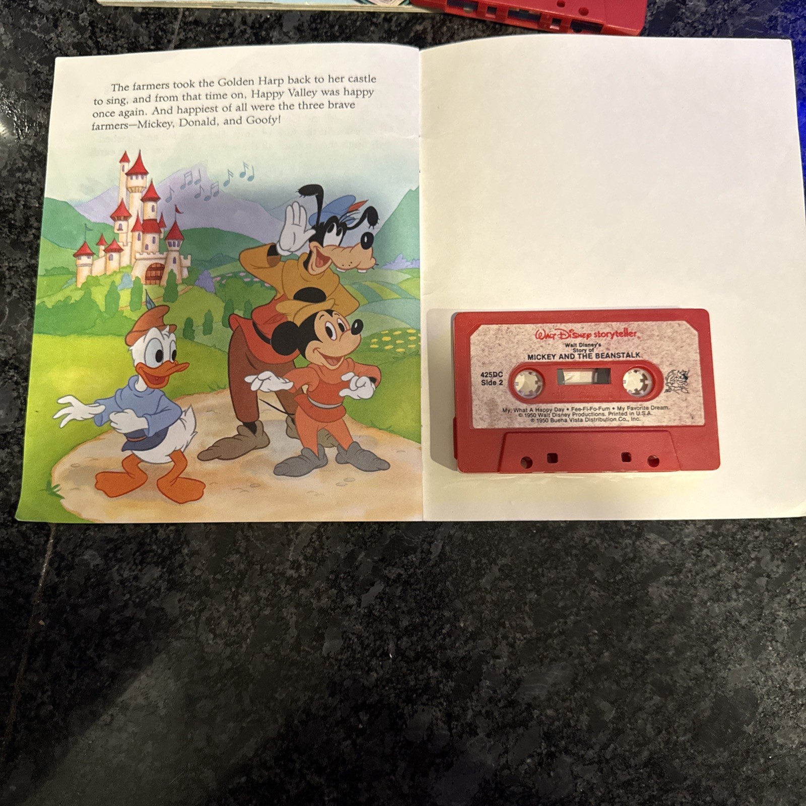 Disney — Read-Along Storybooks & Cassette Tapes-2 Books 2 Tapes (set)