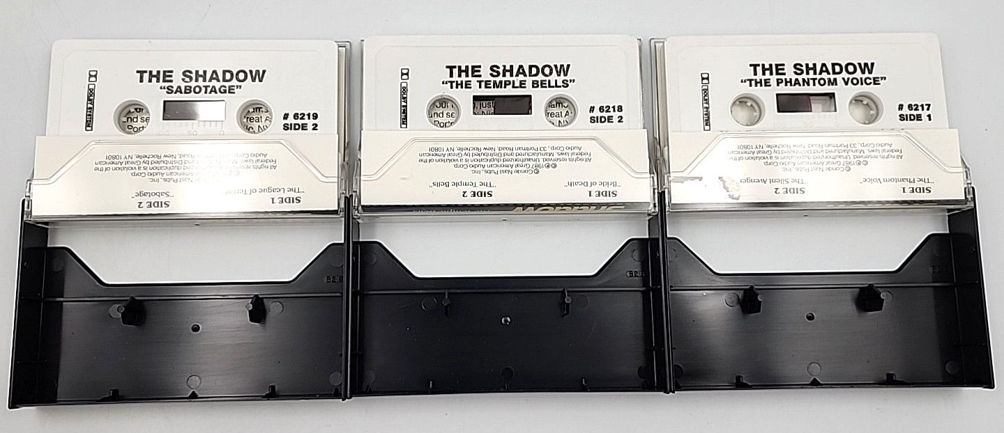 The Shadow Classics 3 Cassette Set Phantom Voice Bride of Death Vintage
