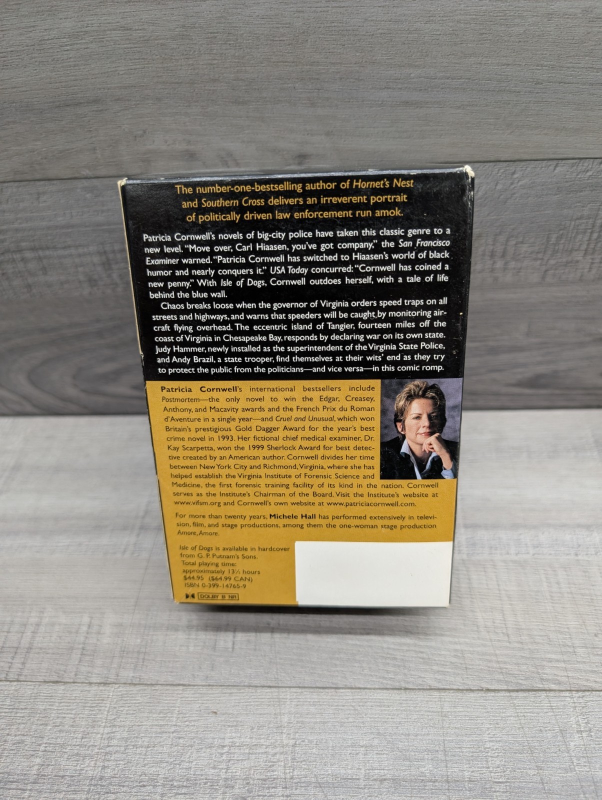 Patricia Cornwell Lot Of 2 Audio Books & 1 VHS Tape.