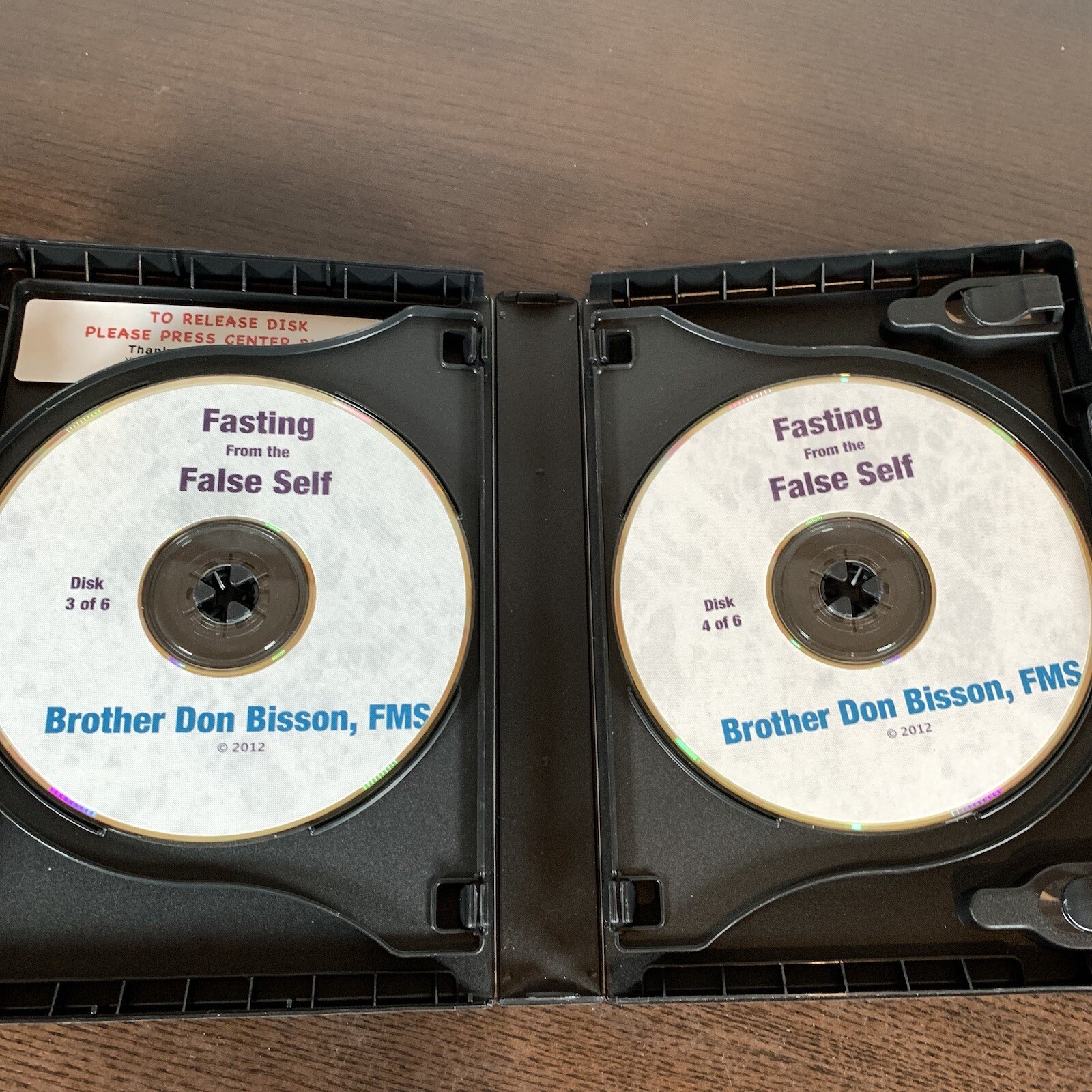 Brother Don Bisson Audio CD Fasting from the False Self 2008 6 CD Set