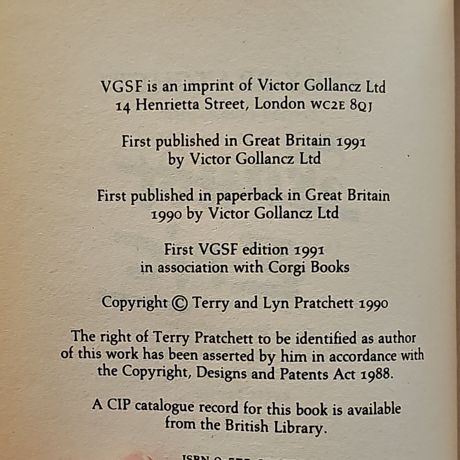 Eric (Discworld Novels), Pratchett, Terry