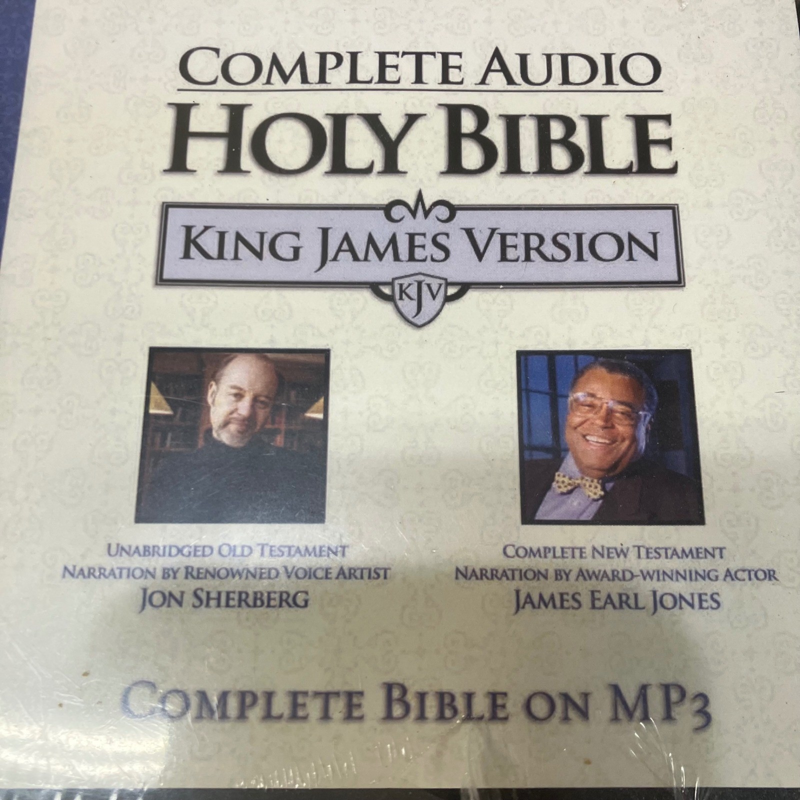 Complete Holy Bible KJV James Earl Jones Jon Sherberg MP3 CD New Sealed Audio