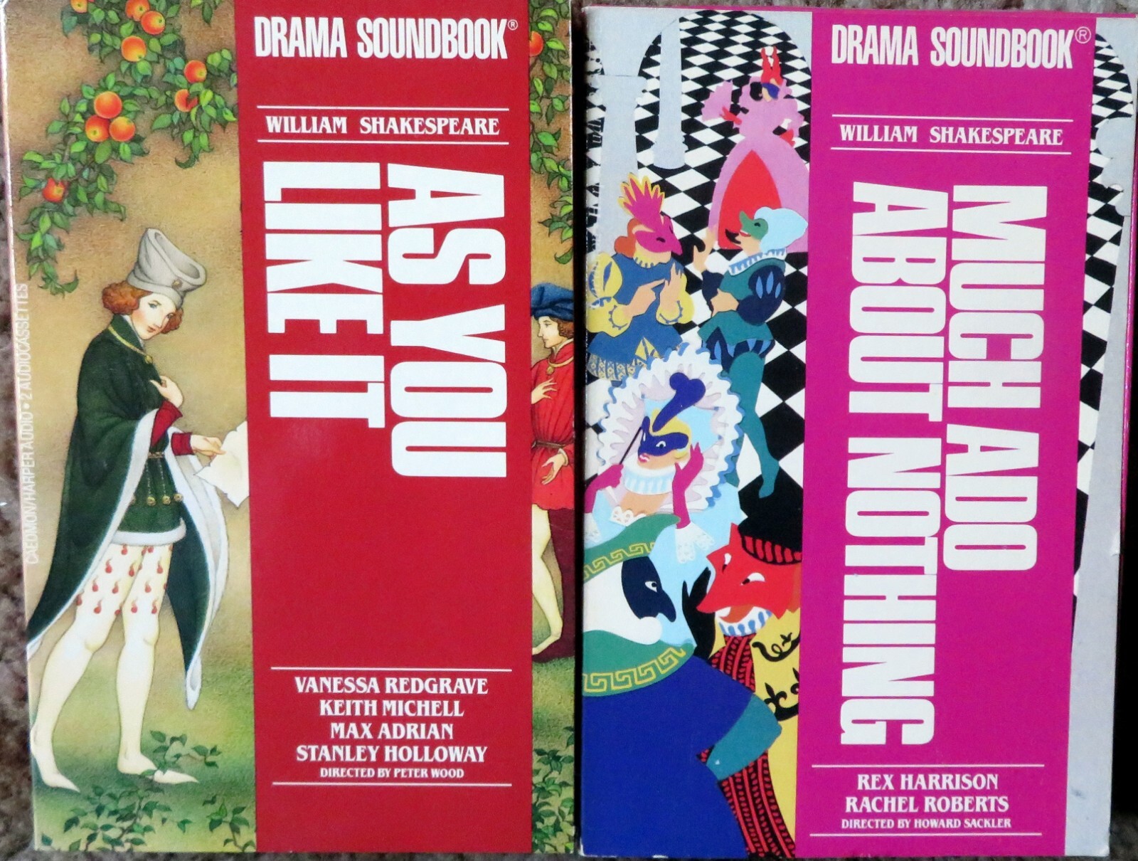SHAKESPEARE — Drama Soundbook — Audio CASSETTES — Two (2) Titles
